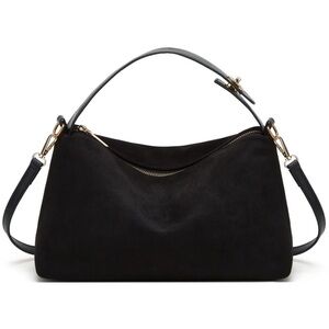 2025 Trendy Faux Suede Pillow Bag Retro Shoulder Bag Fall Winter Versatile new